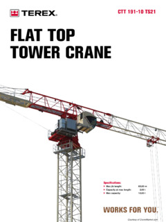 Terex CTT 191-10 TS21 Specifications