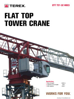 Terex CTT 721-32 HD23 Specifications