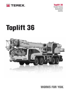 Terex Toplift 36 Specifications