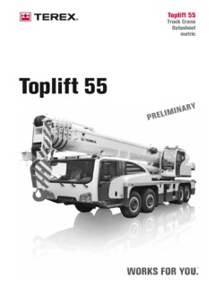 Terex Toplift 55 Specifications