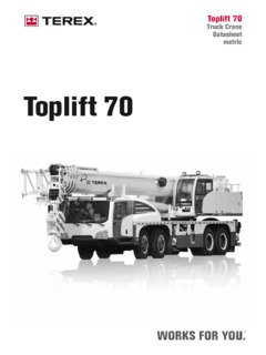 Terex Toplift 70 Specifications