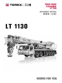 Terex LT 1130 Specifications