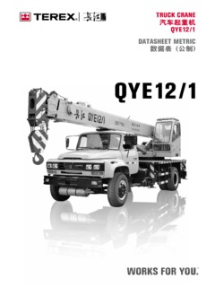 Terex QYE12/1 Specifications