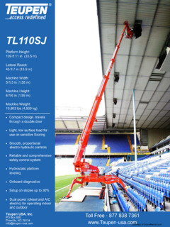 Teupen TL110SJ Specifications
