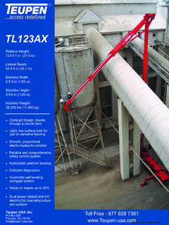 Teupen TL123AX Specifications