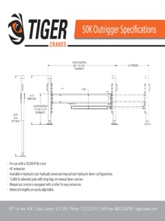 Tiger Cranes 8059 Specifications