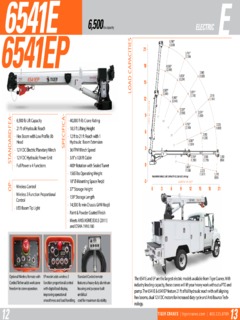Tiger Cranes 6541EP Specifications