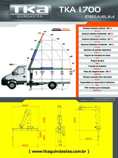 TKA Guindastes TKA 1.700 Specifications