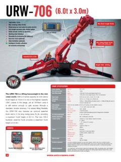 UNIC URW-706 Specifications