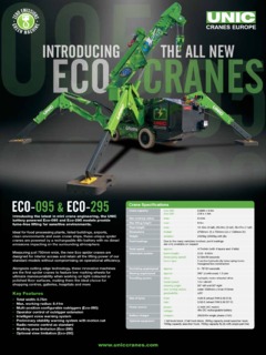 UNIC ECO-295 Specifications