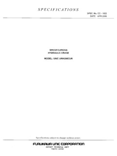 UNIC UR-W295CUR Specifications