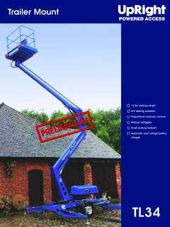 UpRight TL34 Specifications