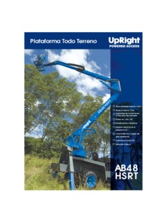UpRight AB48HSRT Specifications
