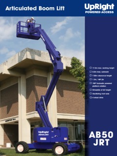 UpRight AB50JRT Specifications