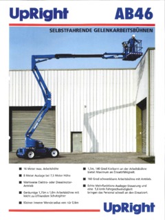UpRight AB46 Specifications