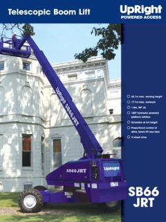 UpRight SB66JRT Specifications