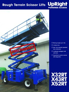 UpRight X32RT Specifications