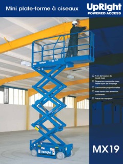 UpRight MX19 Specifications