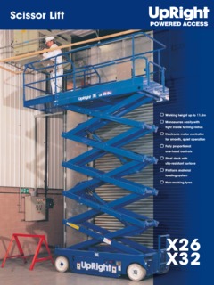 UpRight X32 Specifications
