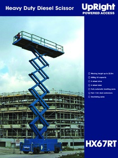 UpRight HX67RT Specifications
