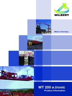 Wilbert WT 200 e.tronic Specifications