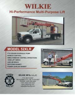 Wilkie Mfg. 52XLR Specifications
