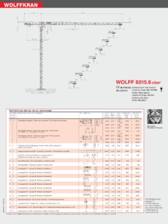 Wolffkran WOLFF 6015.6 clear Specifications