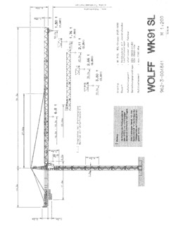 Wolffkran WOLFF WK91 SL Specifications