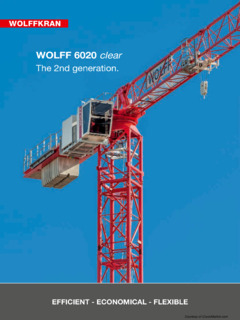 Wolffkran WOLFF 6020.6 clear Specifications