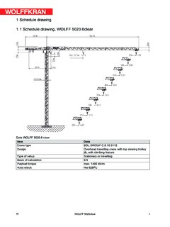 Wolffkran WOLFF 5020.8 clear Specifications