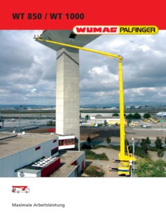 Wumag Palfinger WT 850 Specifications