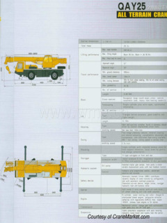 XCMG QAY25 Specifications