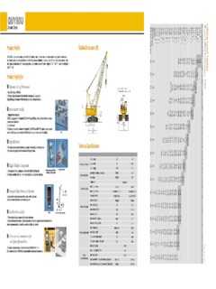 XCMG QUY80U Specifications