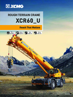 XCMG XCR60U Specifications