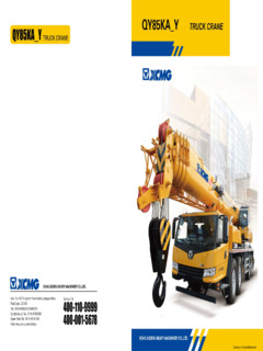 XCMG QY85KAY Specifications