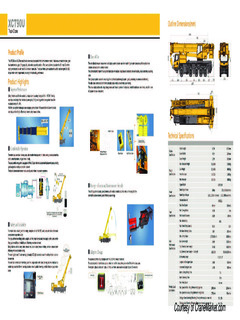 XCMG XCT90U Specifications