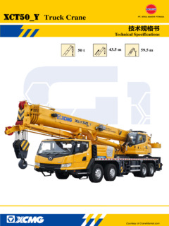 XCMG XTC50_Y Specifications