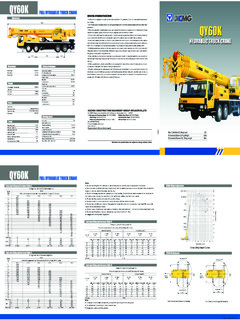 XCMG QY60K Specifications