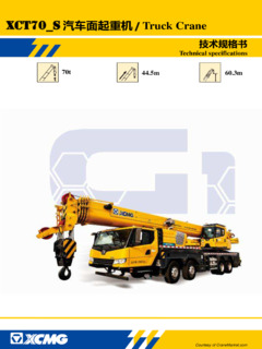XCMG XCT70_S Specifications