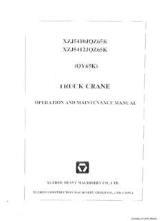 XCMG QY65K Specifications