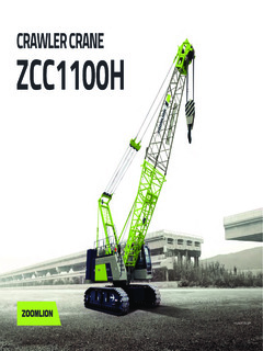 Zoomlion ZCC1100H Specifications