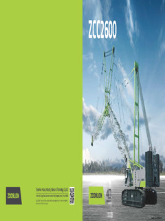 Zoomlion ZCC2600 Specifications CraneMarket