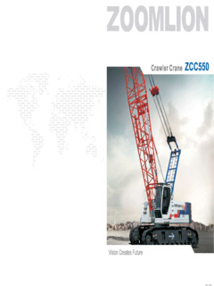 Zoomlion ZCC550 Specifications