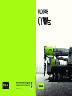 Zoomlion QY70V532 Specifications
