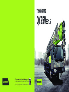Zoomlion QY25V531.5 Specifications