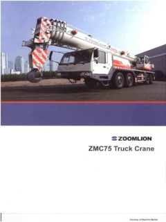 Zoomlion ZMC75 Specifications